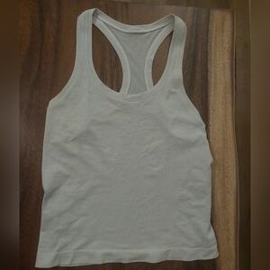 Lululemon Athletica White Swiftly Tech Tank Race Length 2.0 Size 4